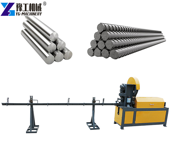 Automatic Rebar Straightener Working