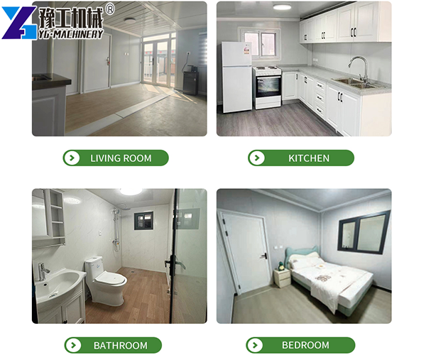 Foldable Container House Interior Living