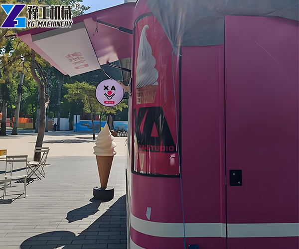 Ice Cream Food Trailer For Sale Custom