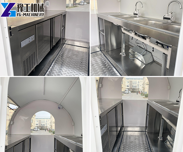Mobile Beverage Trailer Inside