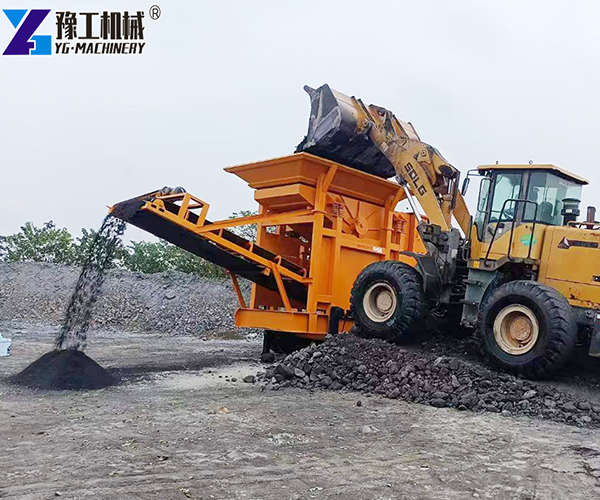 Mobile Impact Crusher Working