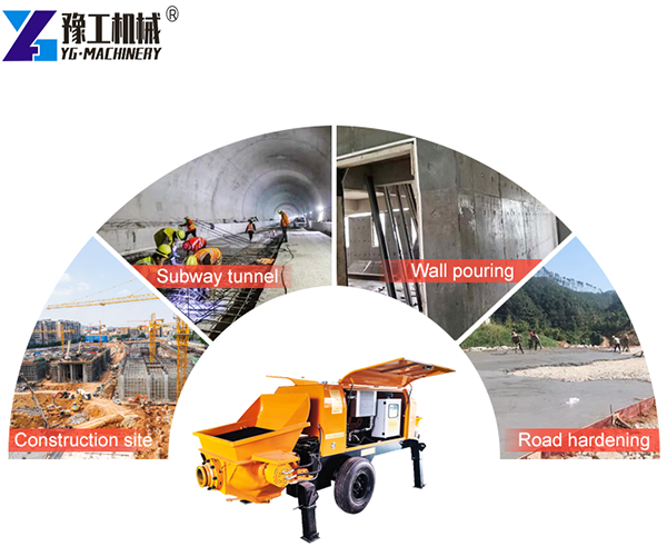 Portable Concrete Pump Application