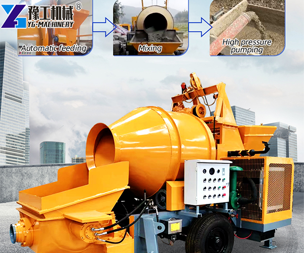 Concrete Batching And Pumping Machine