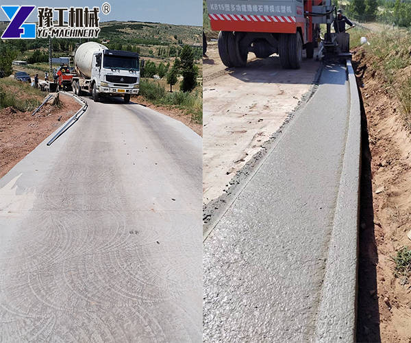 Concrete Edging Machine Urban Road