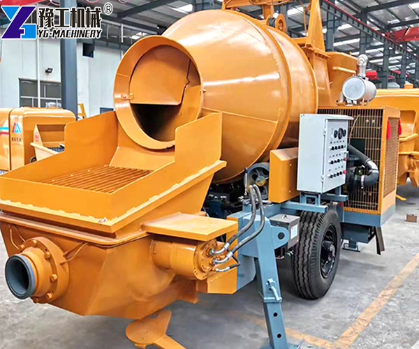 Concrete Mixer And Pump
