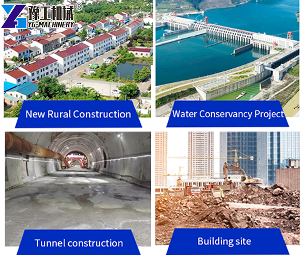 Concrete Mixer Pump Machine Scenes