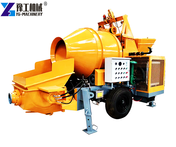Concrete Mixer With Pump