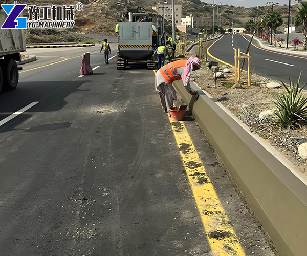 Curb And Gutter Machine Highway