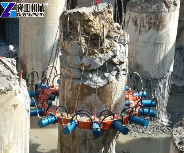Hydraulic Concrete Pile Breaker Bridge