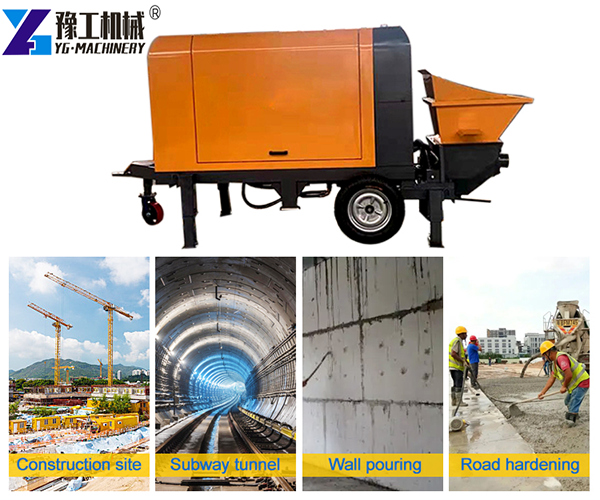 Portable Concrete Pump Scenes