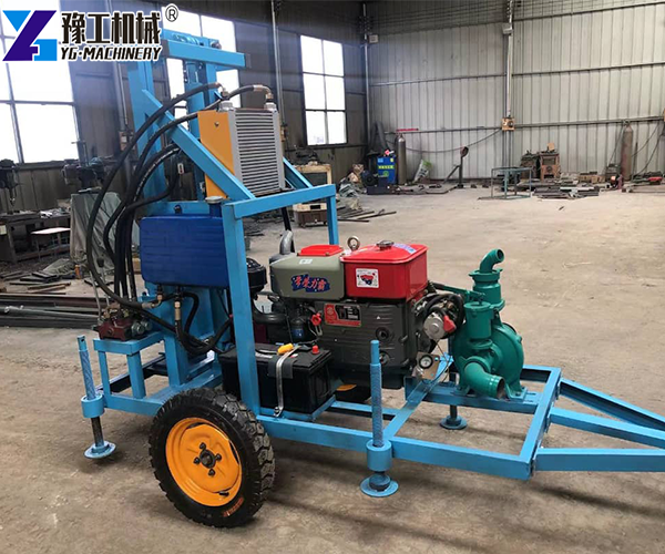 Wheeled Small Water Drilling Rig For Sale