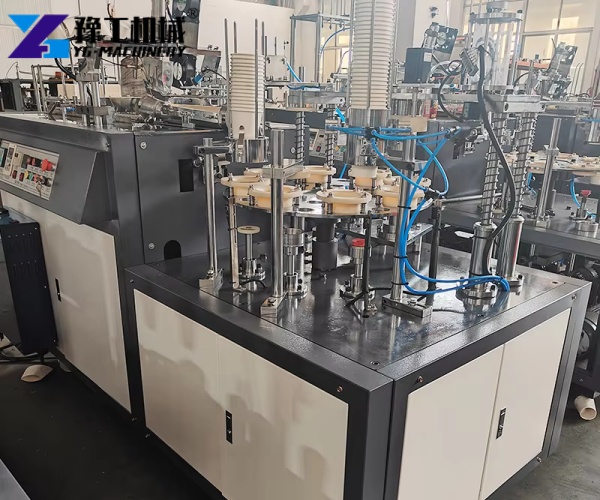 Automatic paper tea cup forming machine for beverage factory