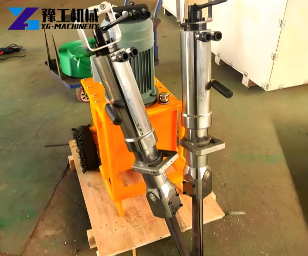 Complete set of portable hydraulic rock splitter