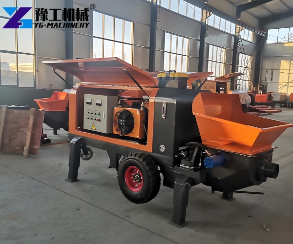 Diesel small concrete pump for sale