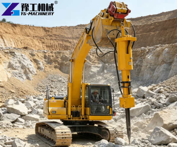 Excavator Rock Splitter for Hard Rock