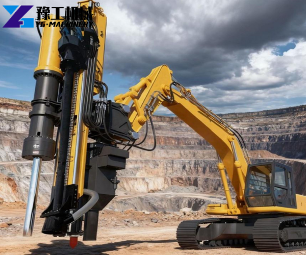 Excavator Rock Splitter for Mountain Road Construction
