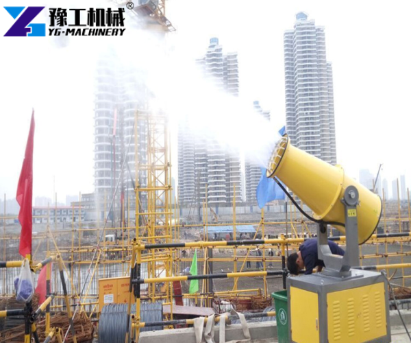 Mobile electric fog cannon