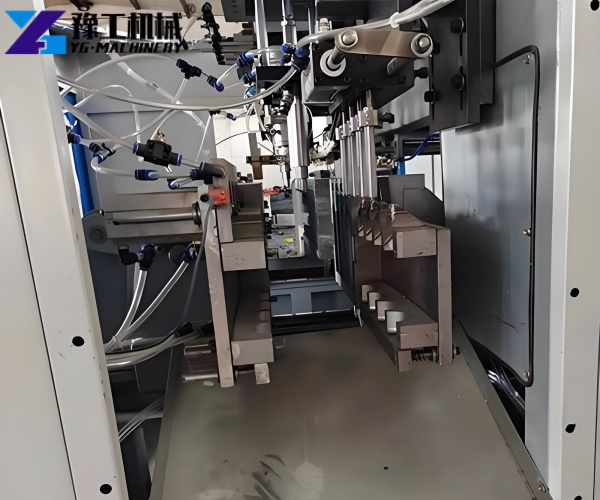 PET preform heating and blowing process