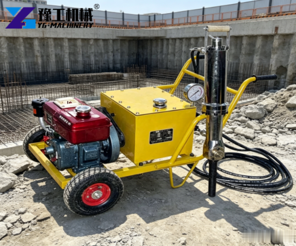 Portable Diesel-powered Rock Splitting Machine