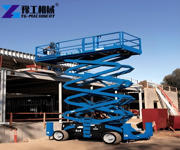 compact tracked scissor lift for limited access