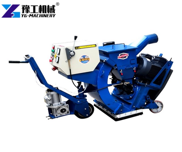 concrete floor shot blasting machine