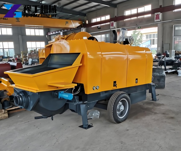 concrete line pump trailer