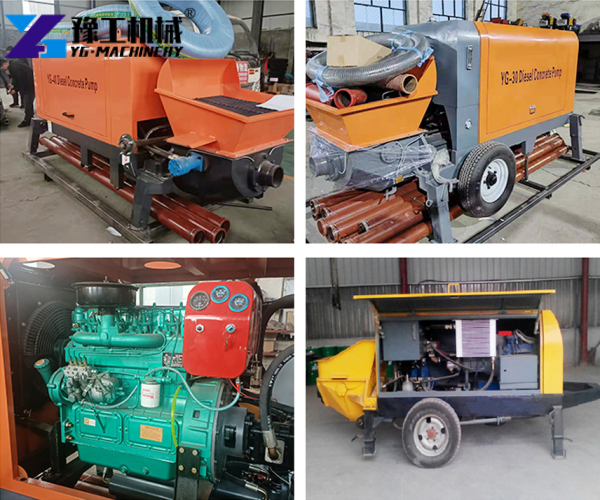 concrete pump model comparison