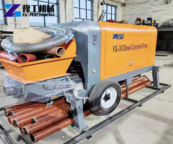 concrete pumper truck