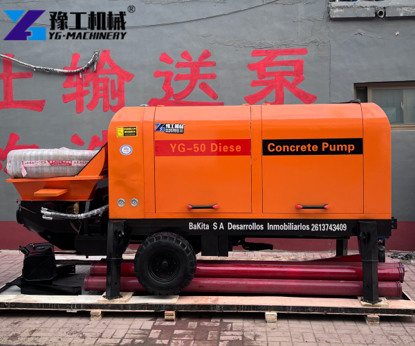 concrete pumping machine price