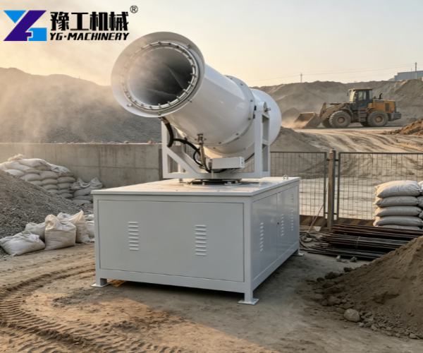 construction material yard dust control application