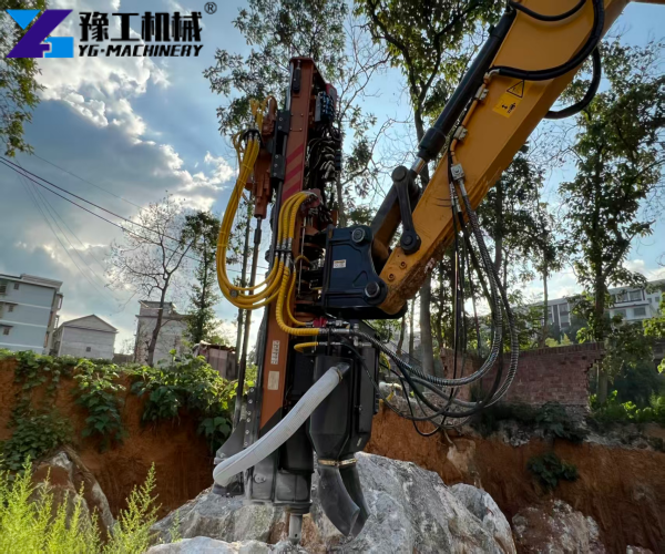 excavator drill and splitting machine price