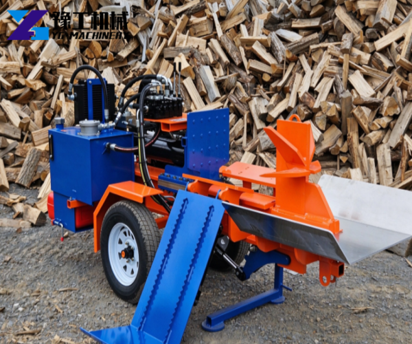 firewood cutting and splitting machine
