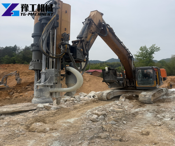 hydraulic rock drill and splitter