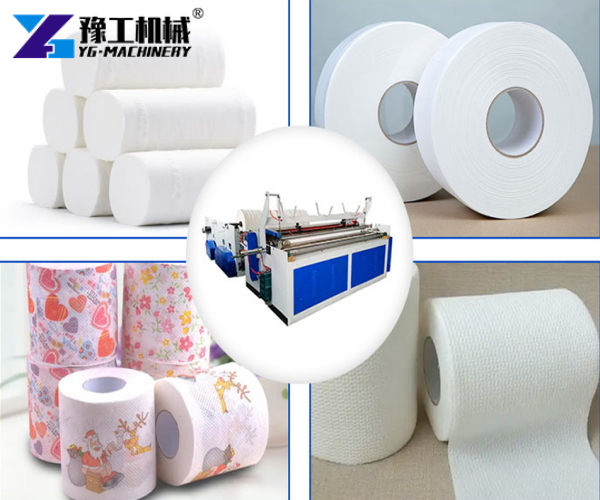 jumbo roll toilet paper rewinder machine