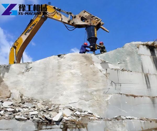 large hydraulic rock splitter equipment for excavator
