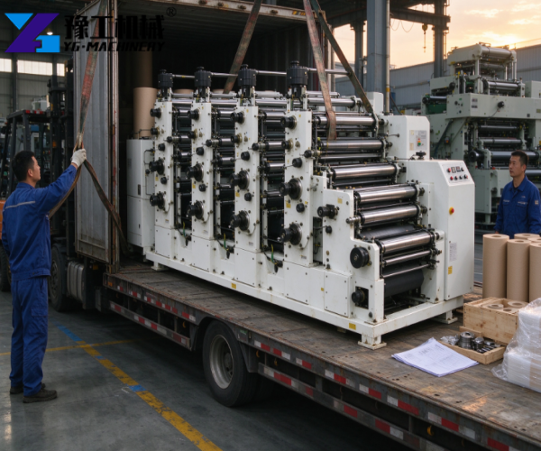 paper bag printing machine shipment