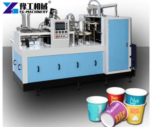 paper cup forming machine with custom mould for paper bowls