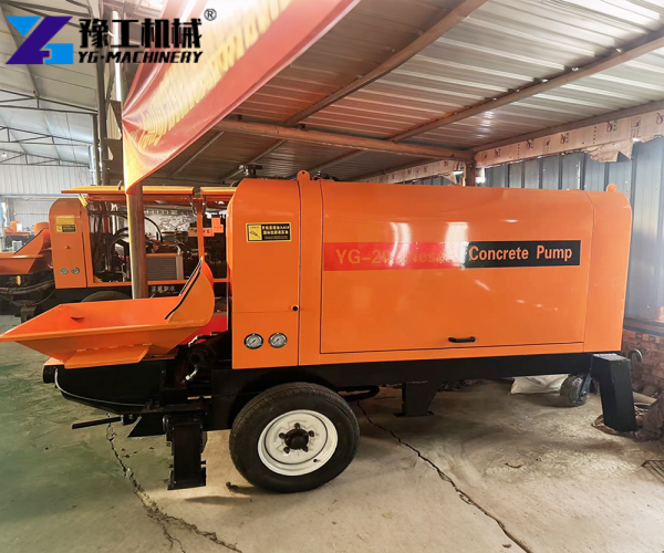 small concrete pump factory