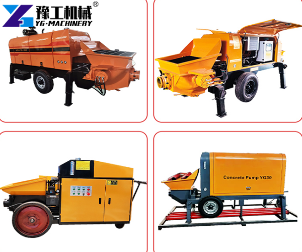 small concrete pumping machine