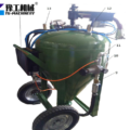 surface preparation sandblasting machine
