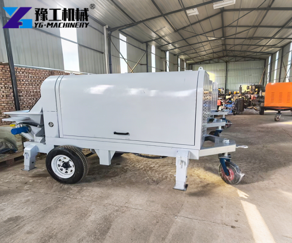 trailer concrete pump