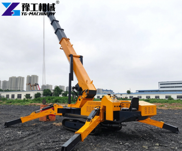 5 ton spider crane working on mine site