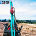 Helical pile driver for solar ground screw installation