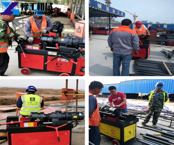 application of hydraulic thread rolling machine
