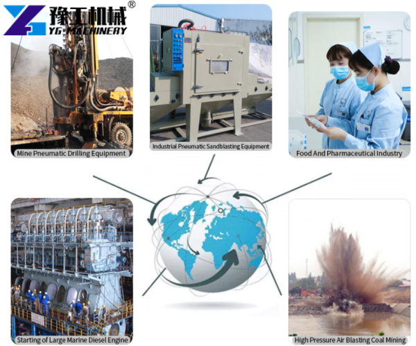 application of screw air compressors