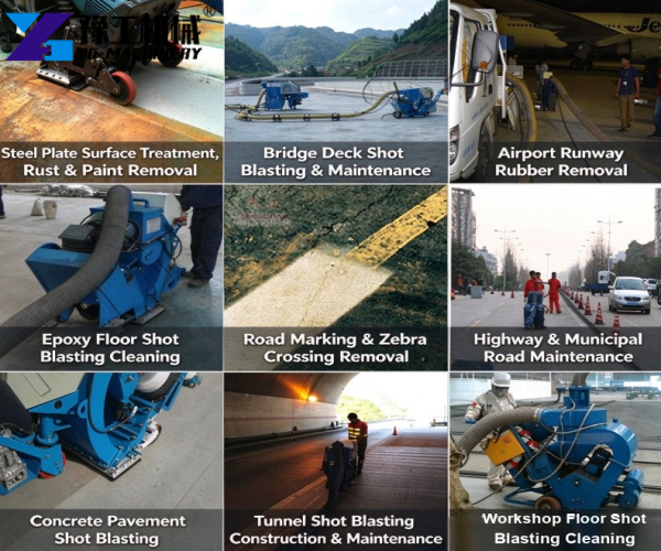 application scenarios of shot blasting machine
