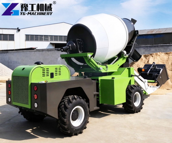 automatic self loading concrete mixer