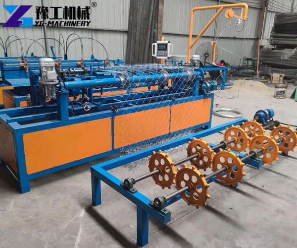 chain link fence machine