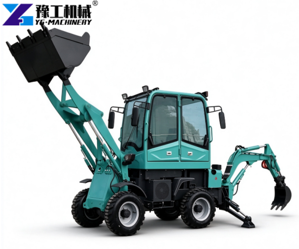 compact electric backhoe loader