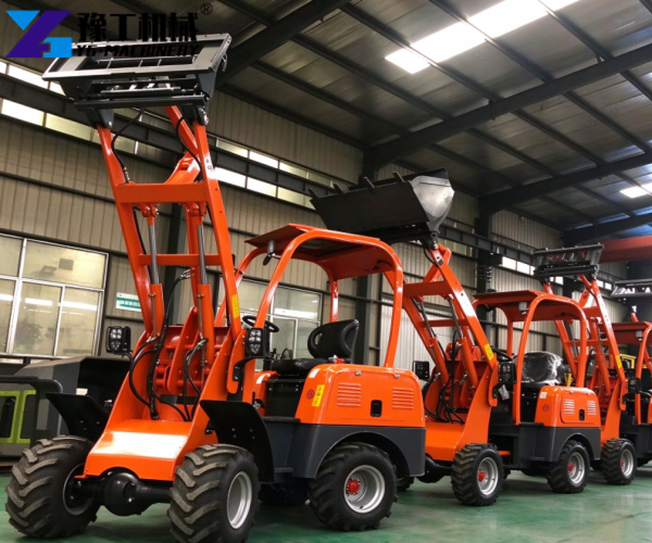 compact electric mini loader unit